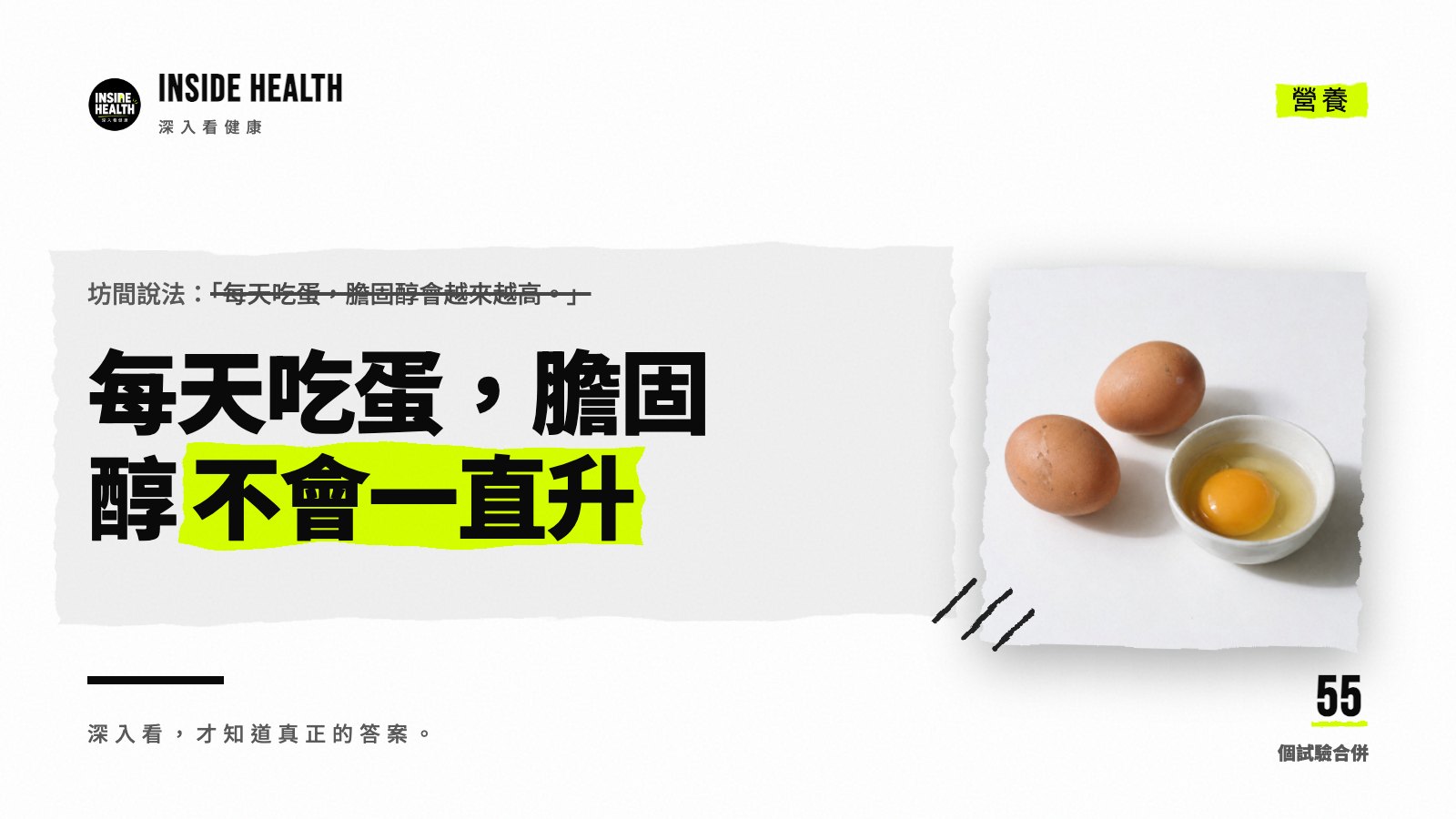 每天吃蛋,膽固醇不會一直升